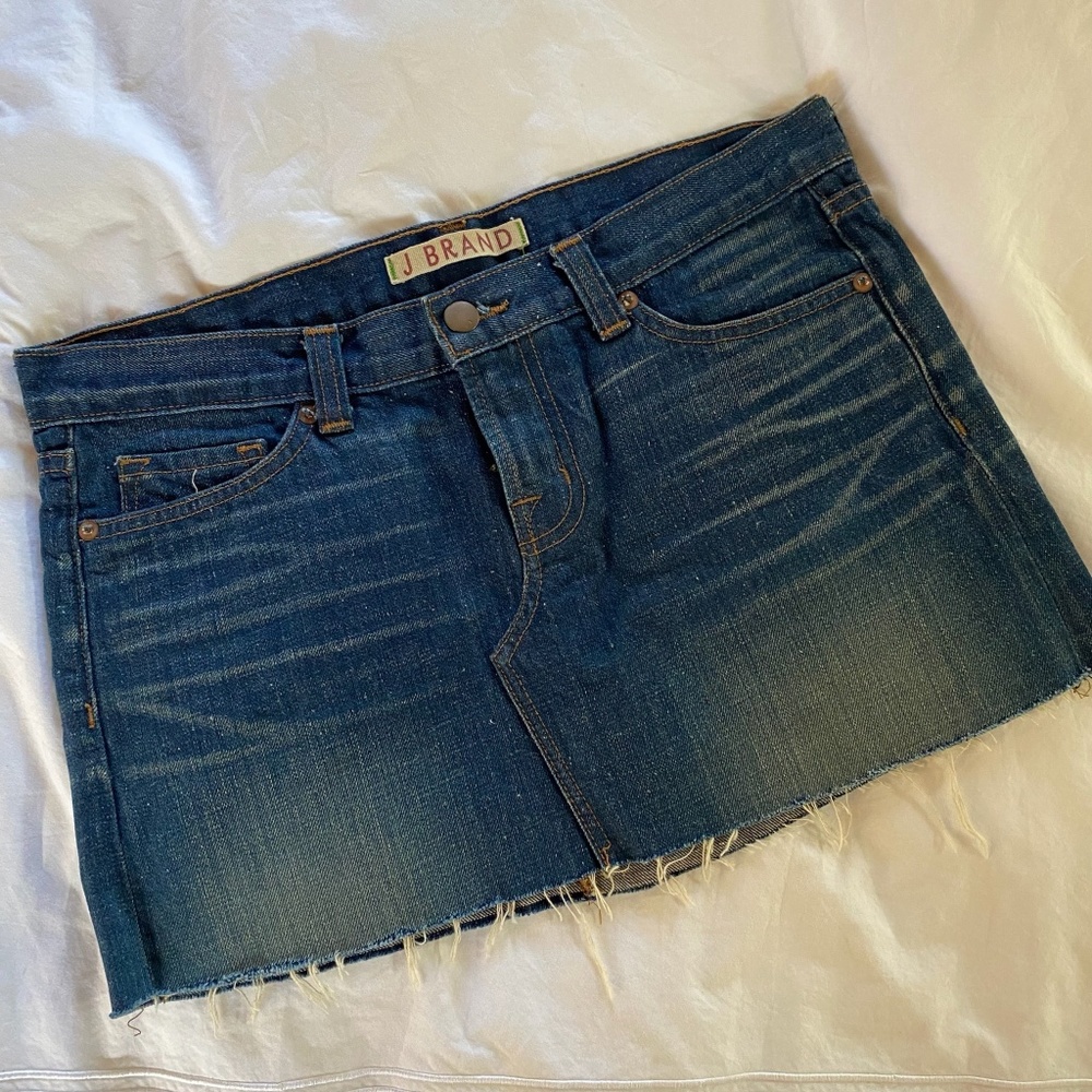 J Brand Denim Mini Skirt